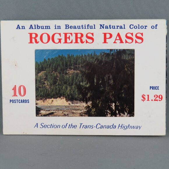 Vintage Postcard Set - Rogers Pass British Columbia Canada 10 Pack - Traveltime - Picture 1 of 13
